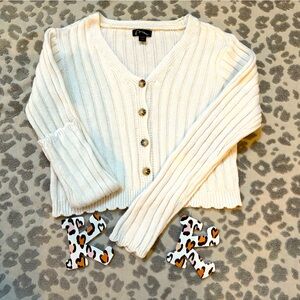 Women's White Sweater